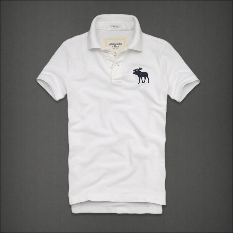 Abercrombie Fitch Hombres Polo Corto Remera AF7092